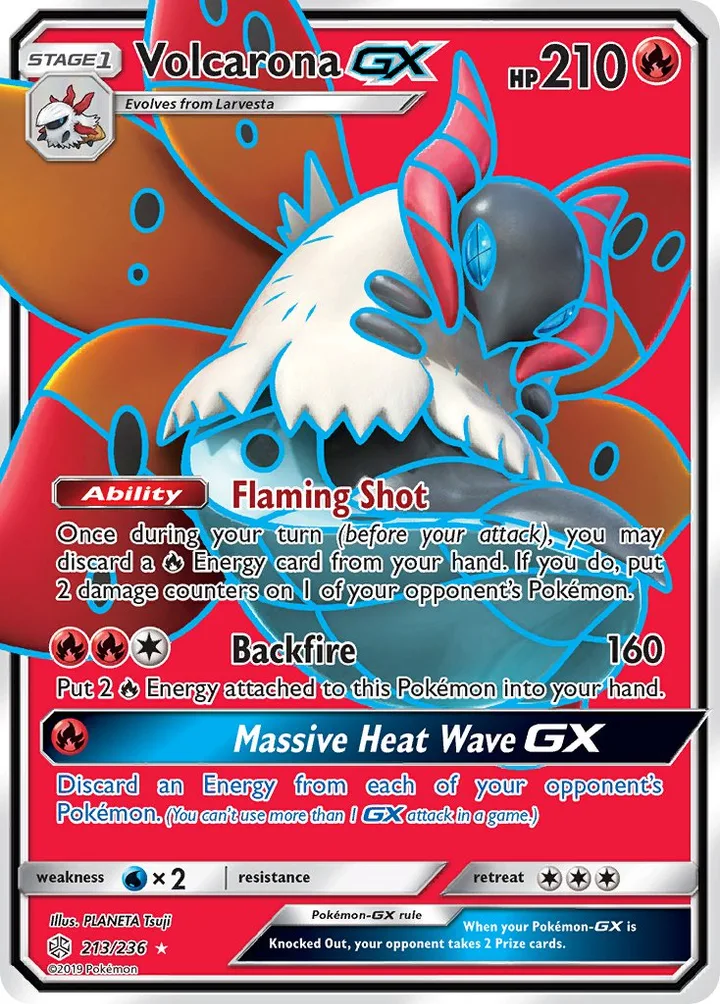 Volcarona-GX, Cosmic Eclipse 213/236