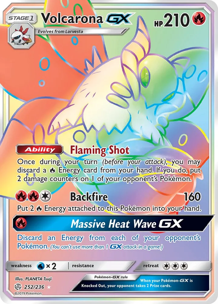 Volcarona-GX, Cosmic Eclipse 252/236