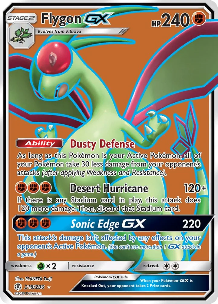 Flygon-GX, Cosmic Eclipse 218/236