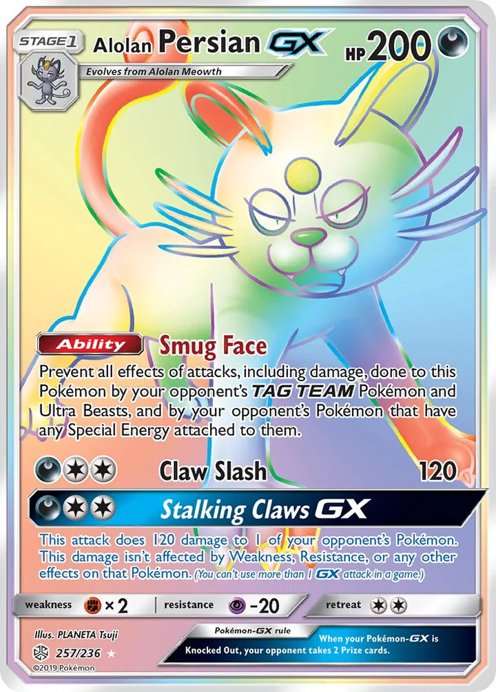 Alolan Persian-GX, Cosmic Eclipse 257/236