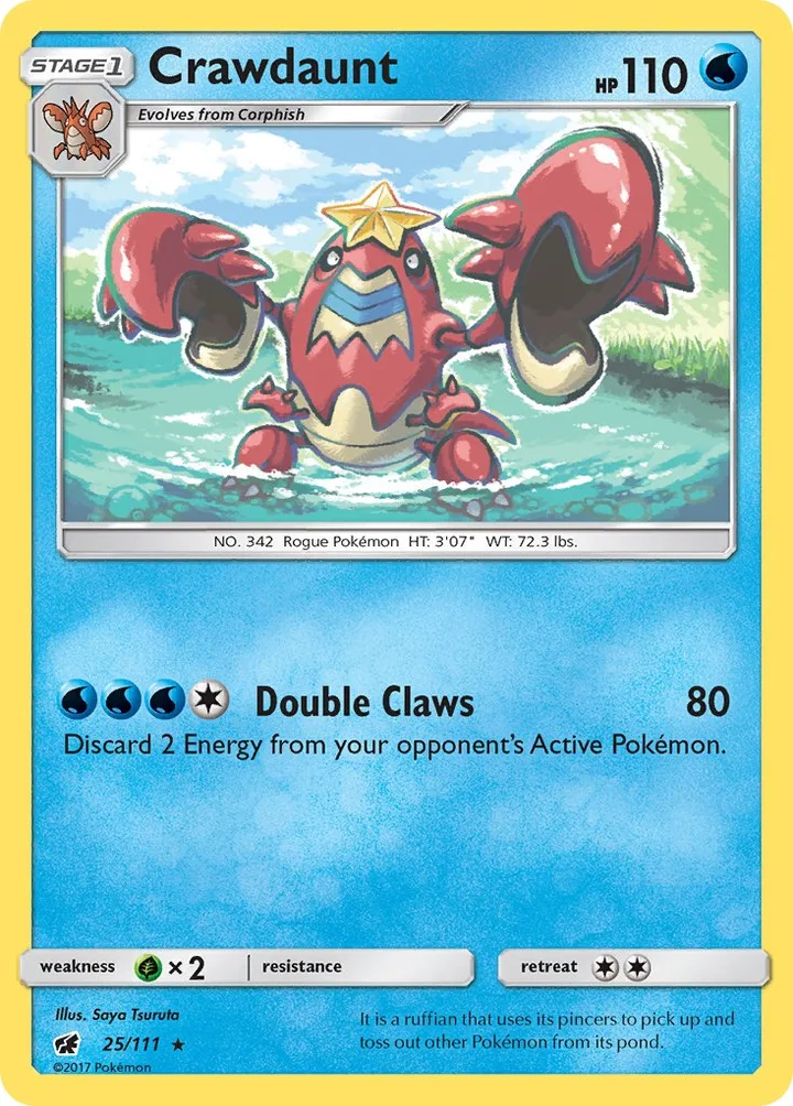 Crawdaunt, Crimson Invasion 25/111