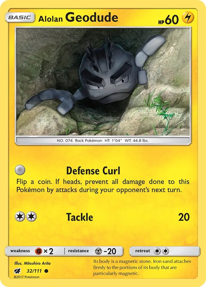Alolan Geodude, Crimson Invasion 32/111