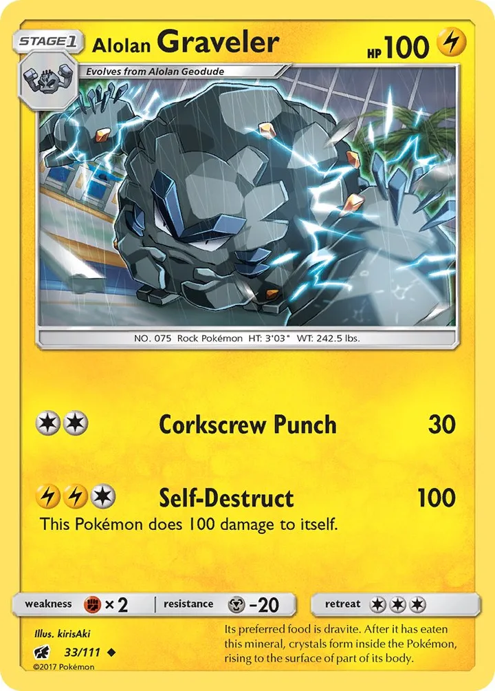 Alolan Graveler, Crimson Invasion 33/111