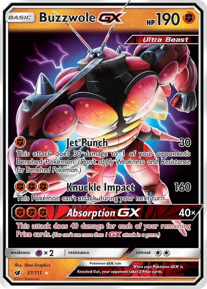 Buzzwole-GX, Crimson Invasion 57/111