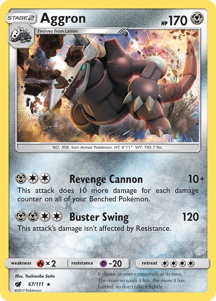 Aggron, Crimson Invasion 67/111