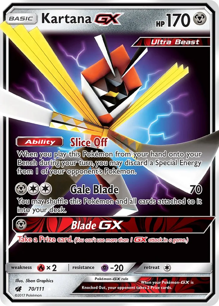 Kartana-GX, Crimson Invasion 70/111