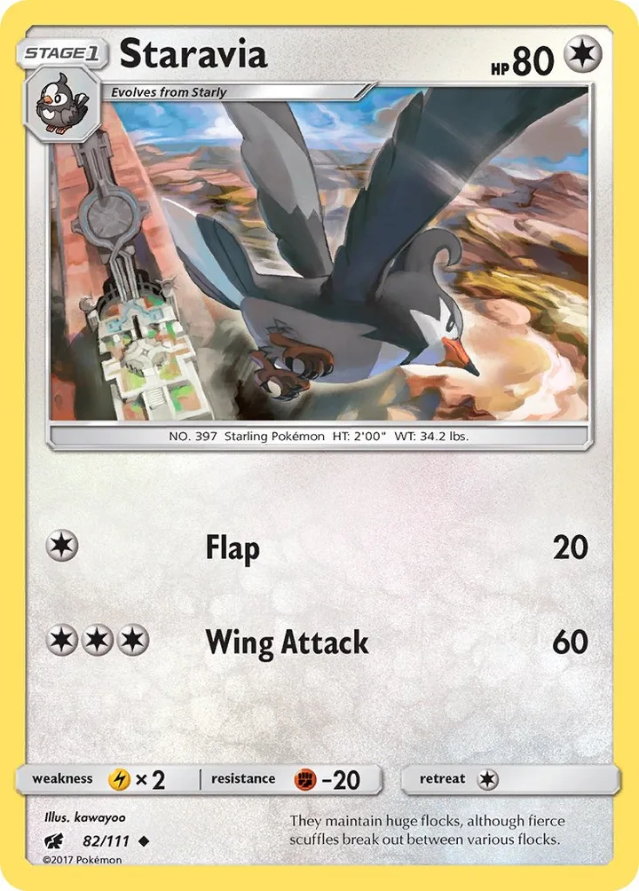 Staravia, Crimson Invasion 82/111