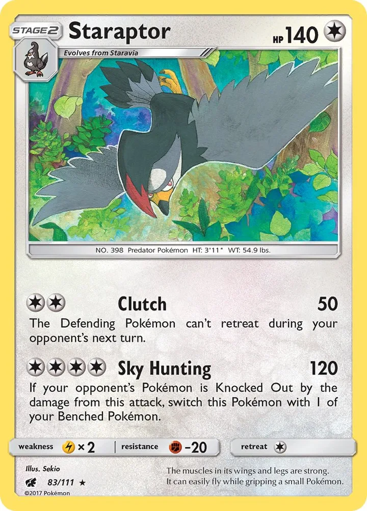 Staraptor, Crimson Invasion 83/111