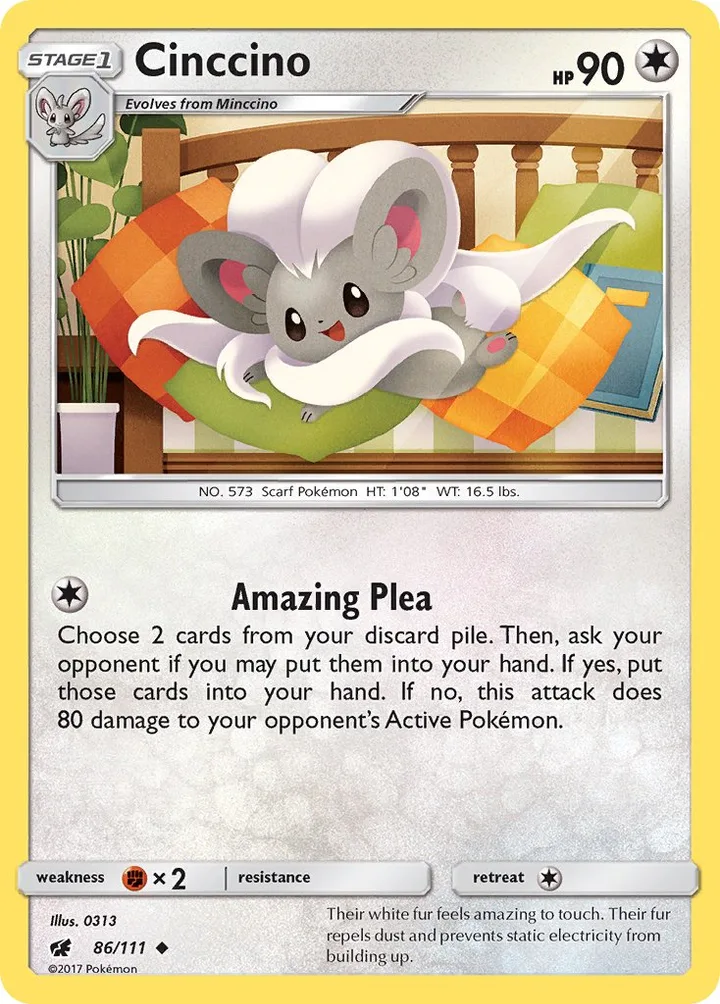 Cinccino, Crimson Invasion 86/111