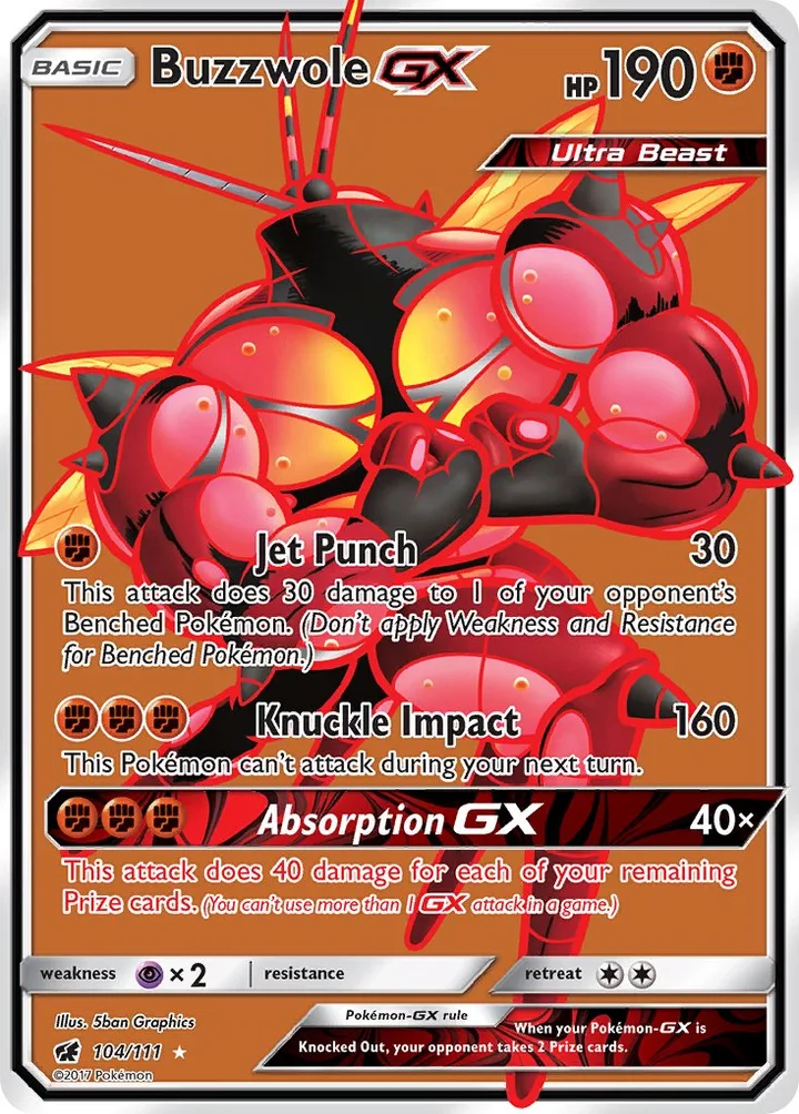 Buzzwole-GX, Crimson Invasion 104/111