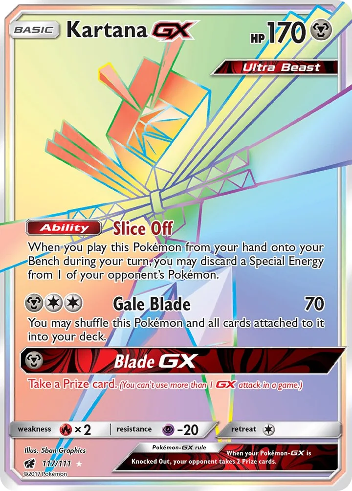 Kartana-GX, Crimson Invasion 117/111