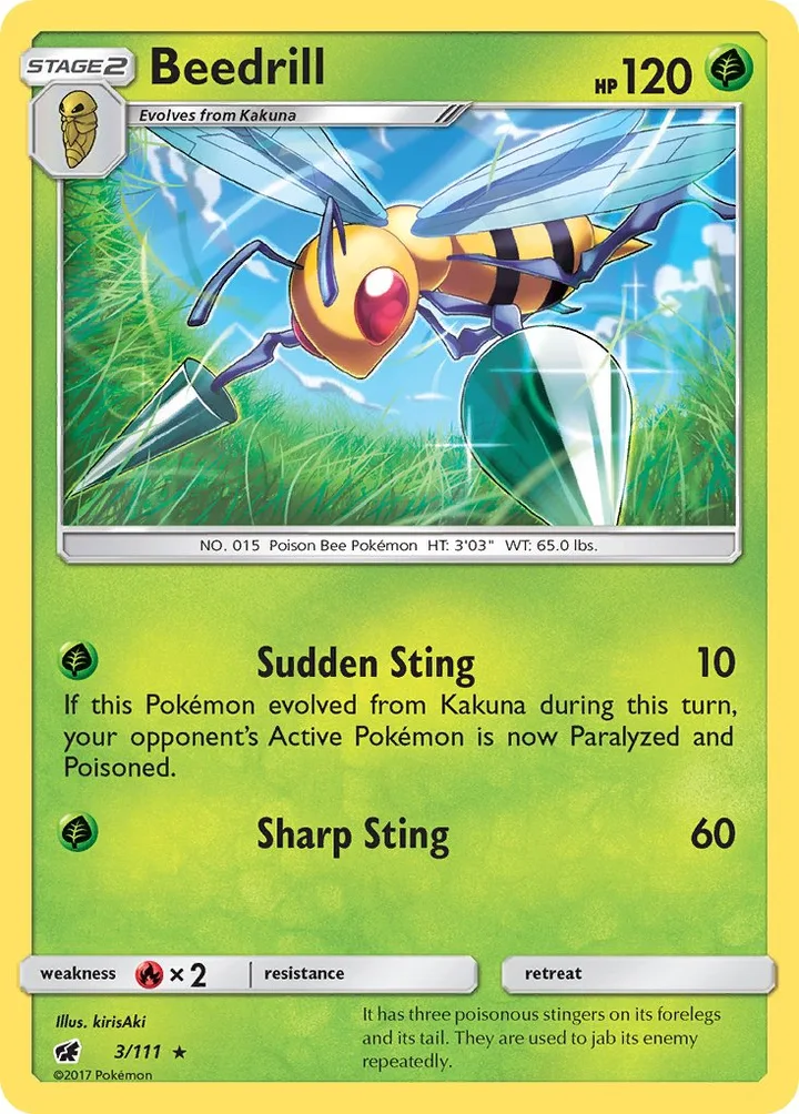 Beedrill, Crimson Invasion 3/111