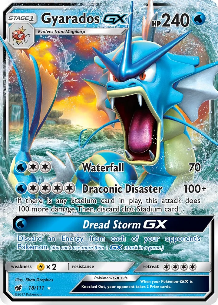 Gyarados-GX, Crimson Invasion 18/111