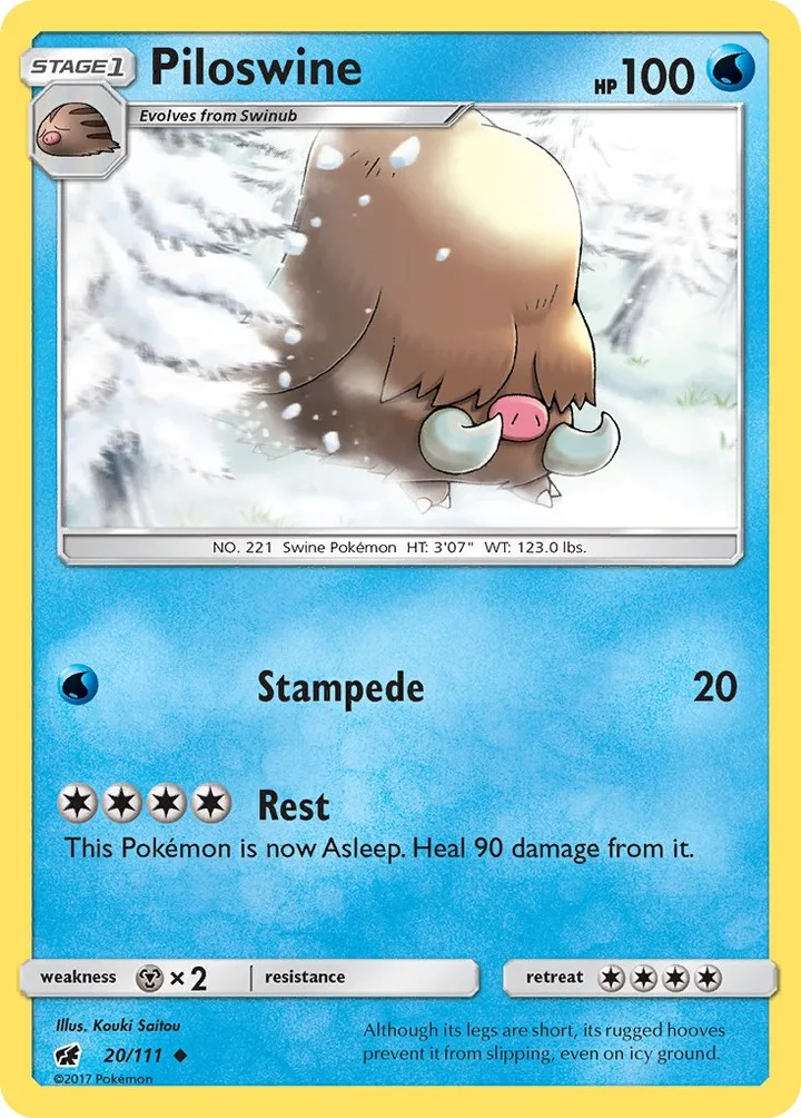 Piloswine, Crimson Invasion 20/111