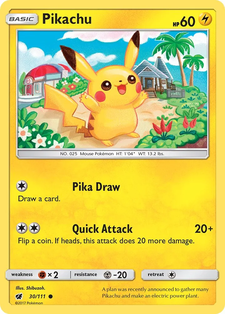 Pikachu, Crimson Invasion 30/111