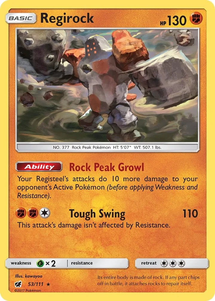 Regirock, Crimson Invasion 53/111