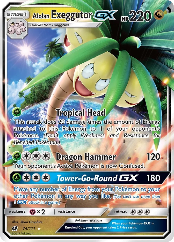 Alolan Exeggutor-GX, Crimson Invasion 74/111