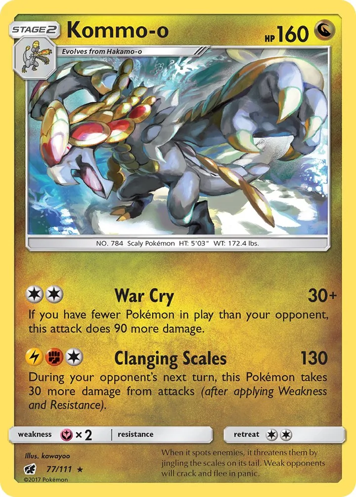 Kommo-o, Crimson Invasion 77/111