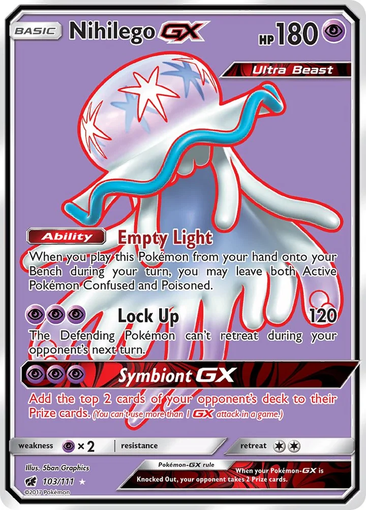 Nihilego-GX, Crimson Invasion 103/111