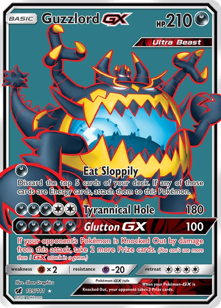Guzzlord-GX, Crimson Invasion 105/111