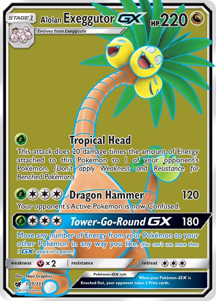 Alolan Exeggutor-GX, Crimson Invasion 107/111