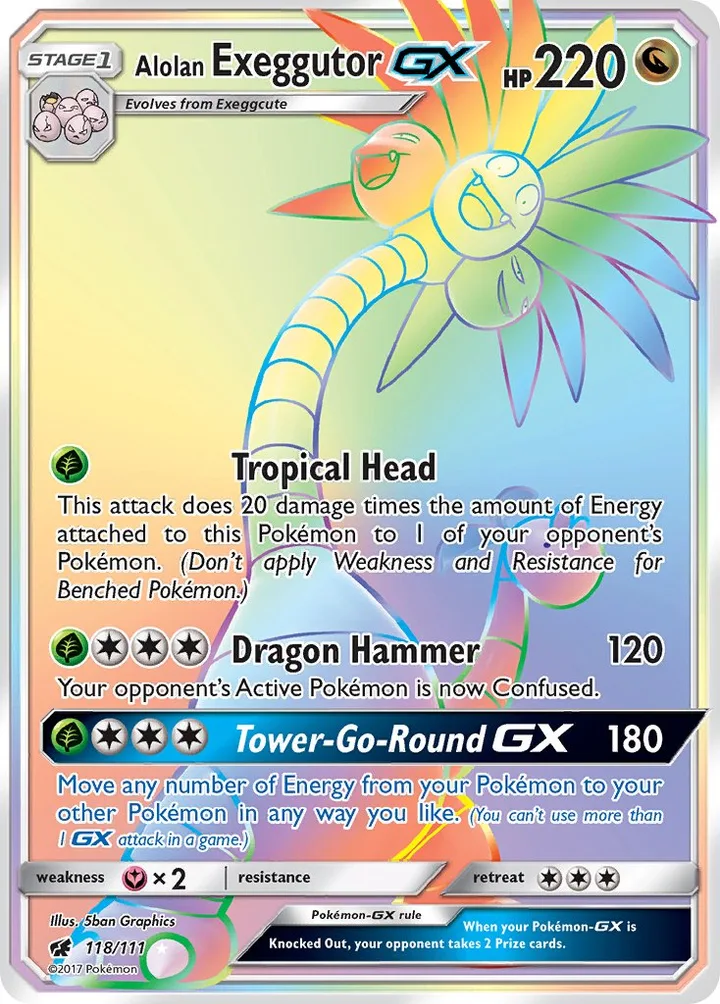 Alolan Exeggutor-GX, Crimson Invasion 118/111