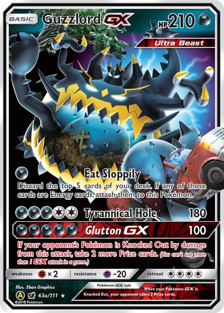 Guzzlord-GX, Crimson Invasion 63a/111
