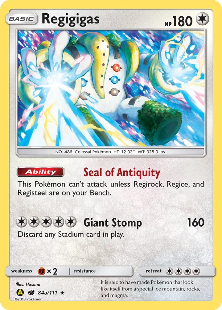 Regigigas, Crimson Invasion 84a/111