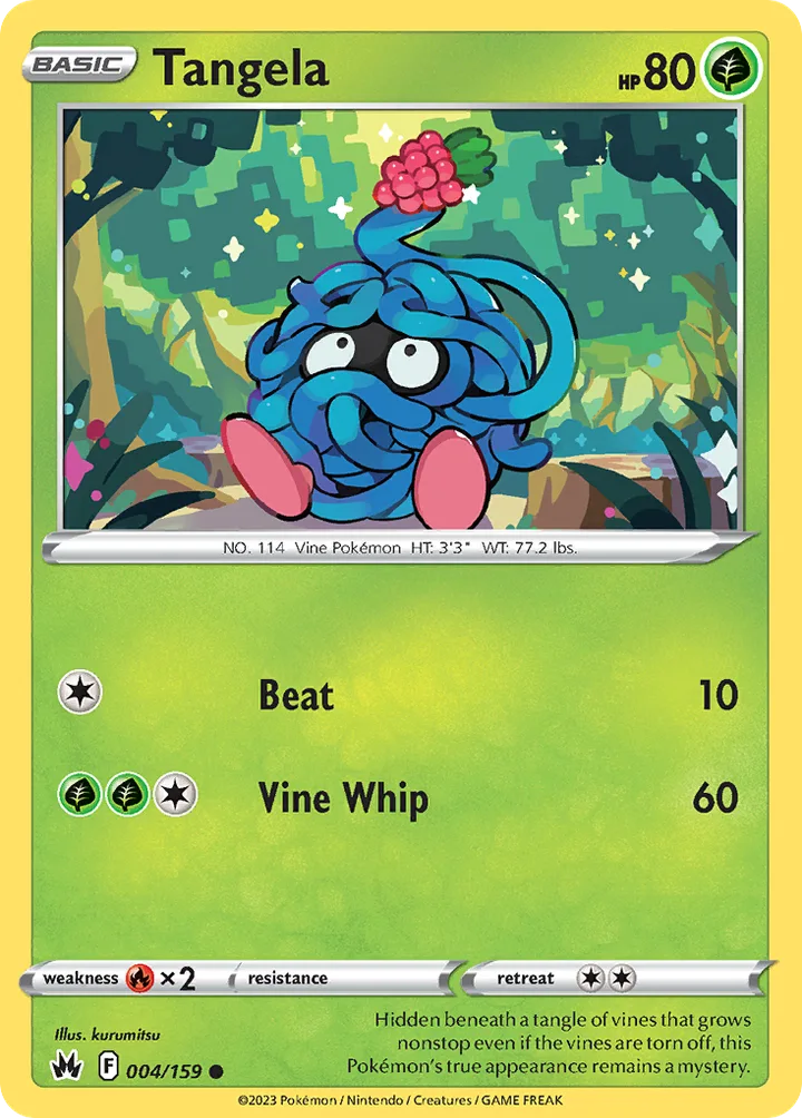 Tangela, Crown Zenith 004/159