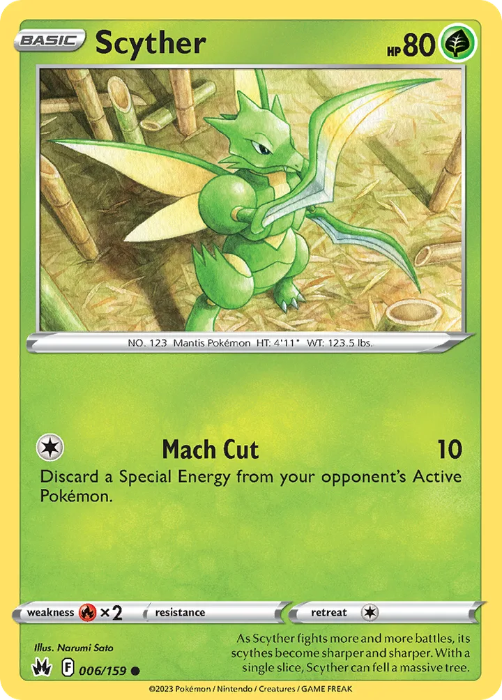 Scyther, Crown Zenith 006/159