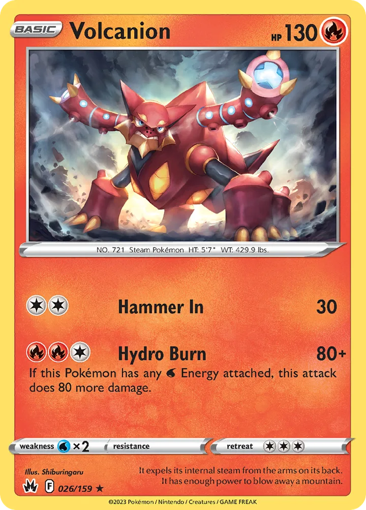 Volcanion, Crown Zenith 026/159