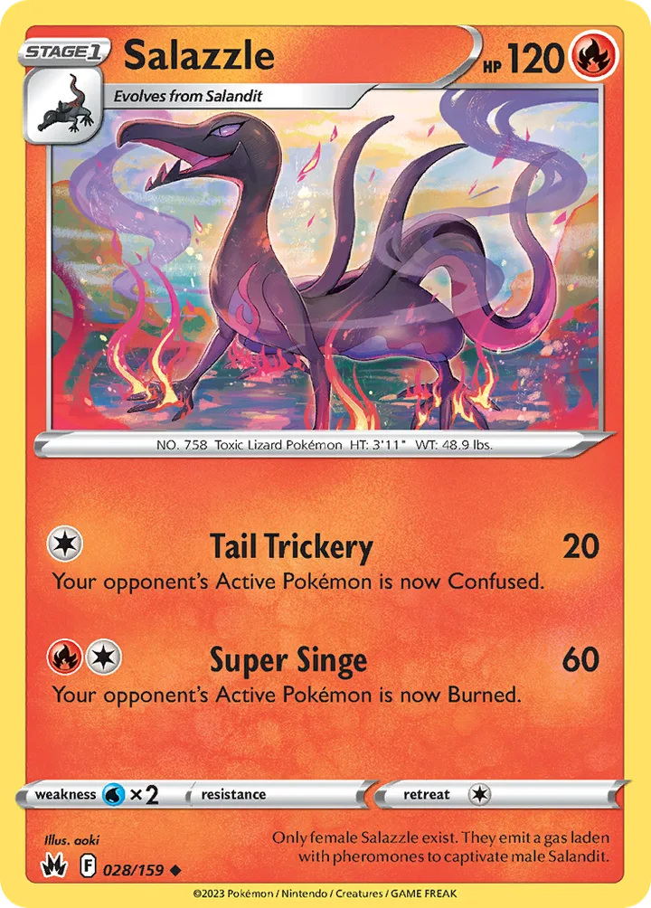 Salazzle, Crown Zenith 028/159