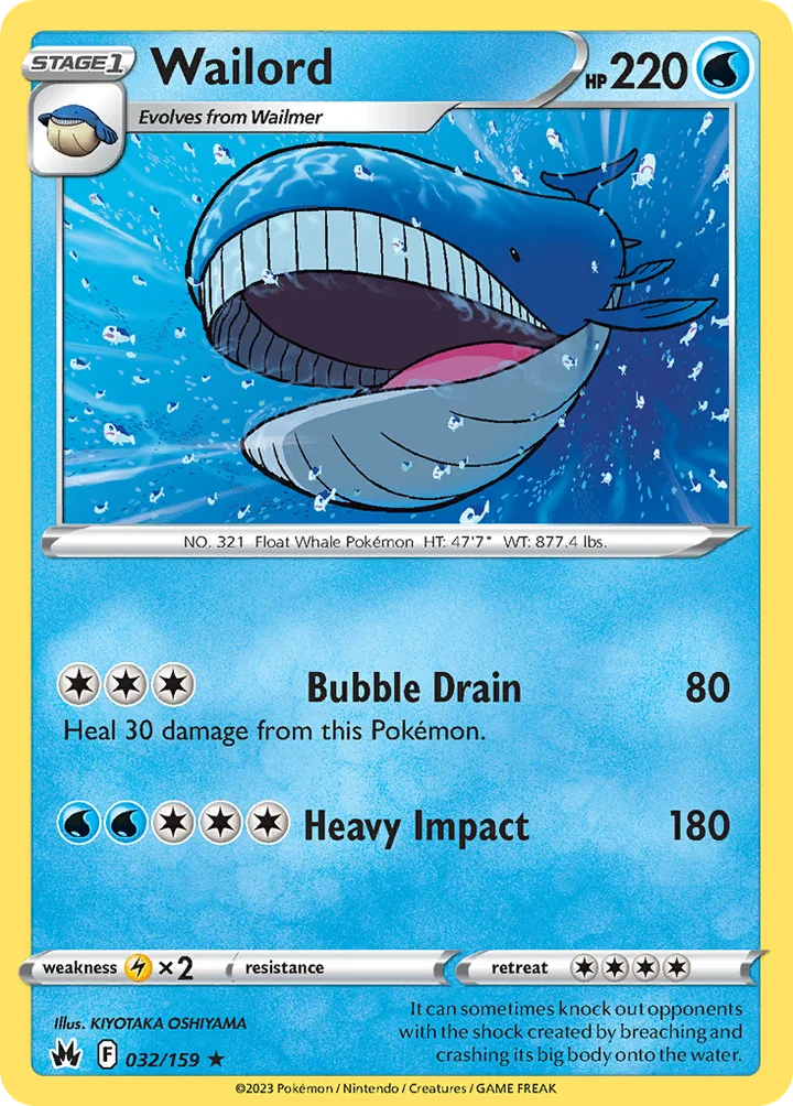 Wailord, Crown Zenith 032/159