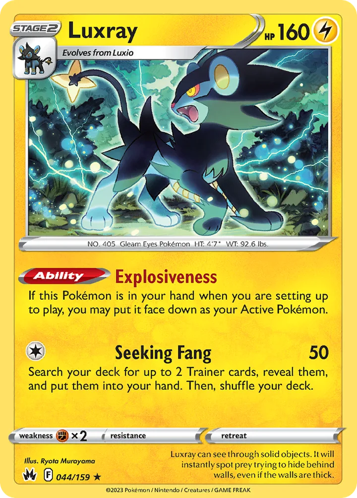 Luxray, Crown Zenith 044/159