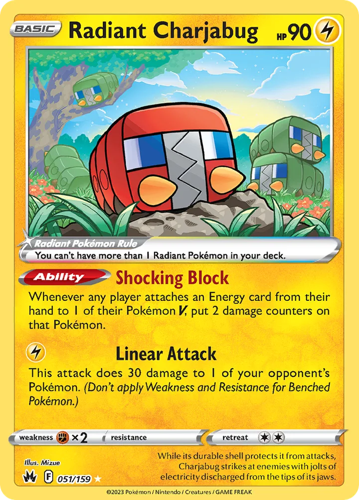 Radiant Charjabug, Crown Zenith 051/159