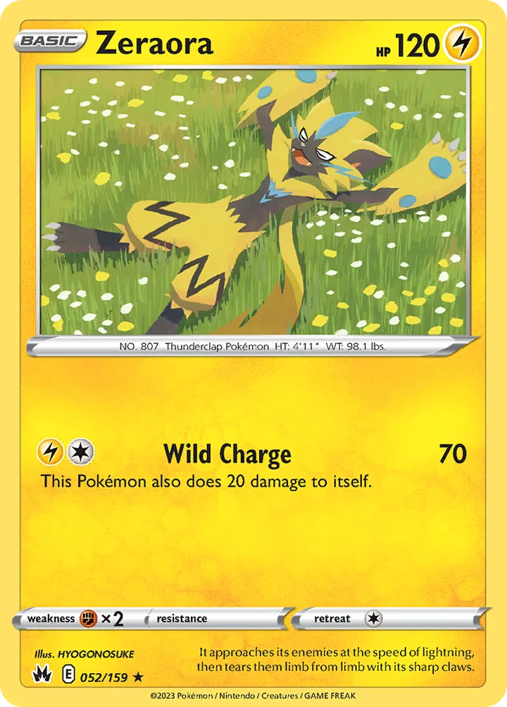 Zeraora, Crown Zenith 052/159