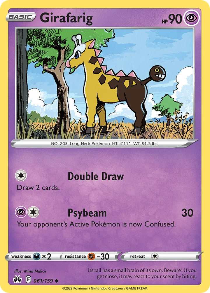 Girafarig, Crown Zenith 061/159