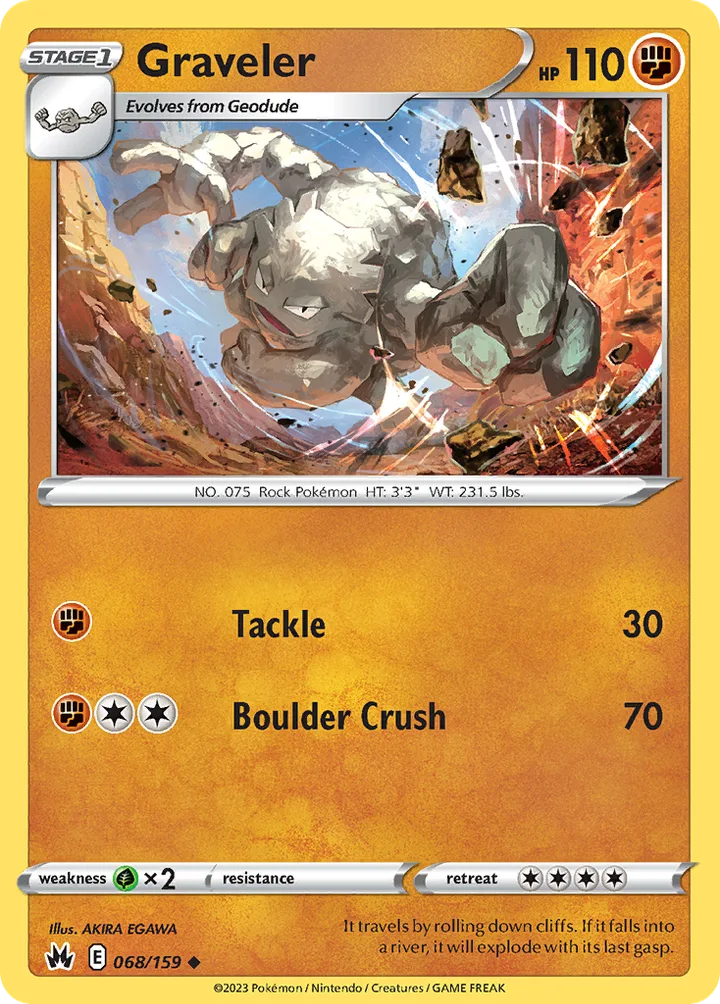 Graveler, Crown Zenith 068/159
