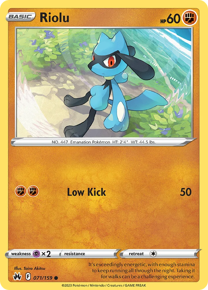 Riolu, Crown Zenith 071/159