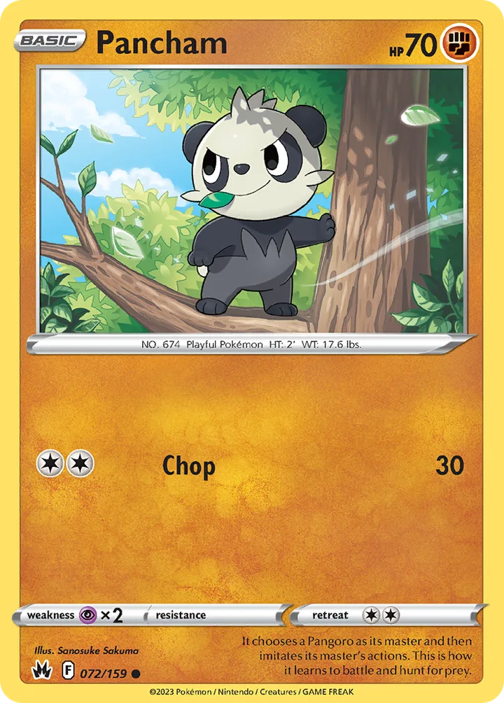 Pancham, Crown Zenith 072/159