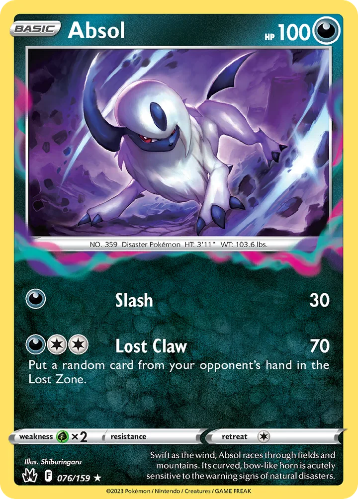 Absol, Crown Zenith 076/159