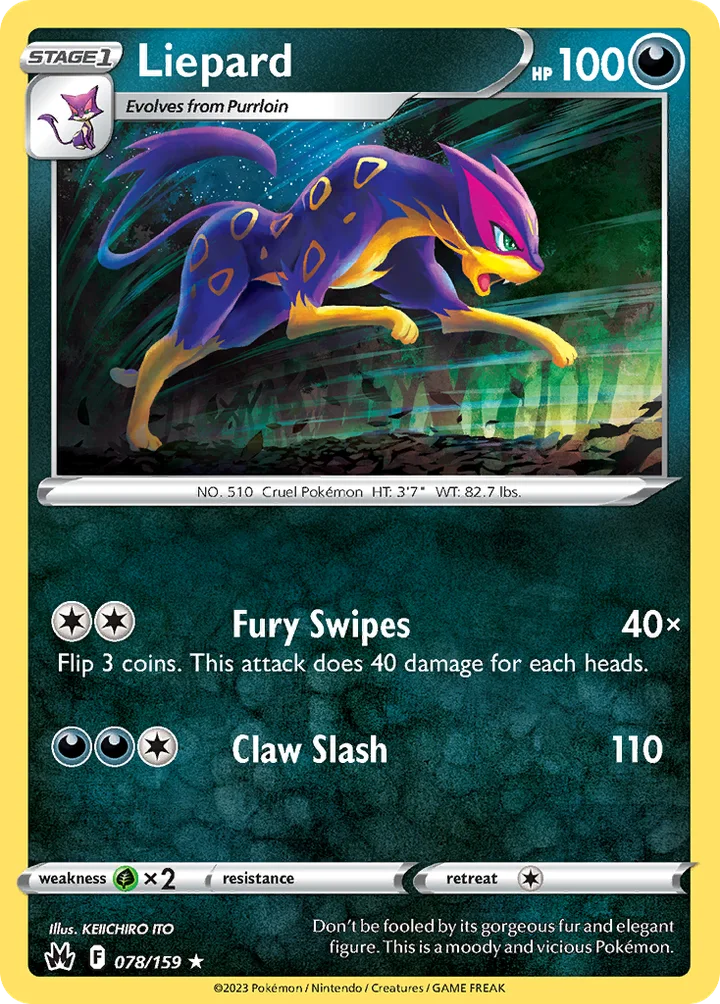 Liepard, Crown Zenith 078/159