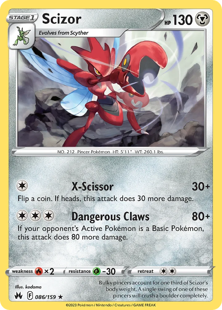 Scizor, Crown Zenith 086/159