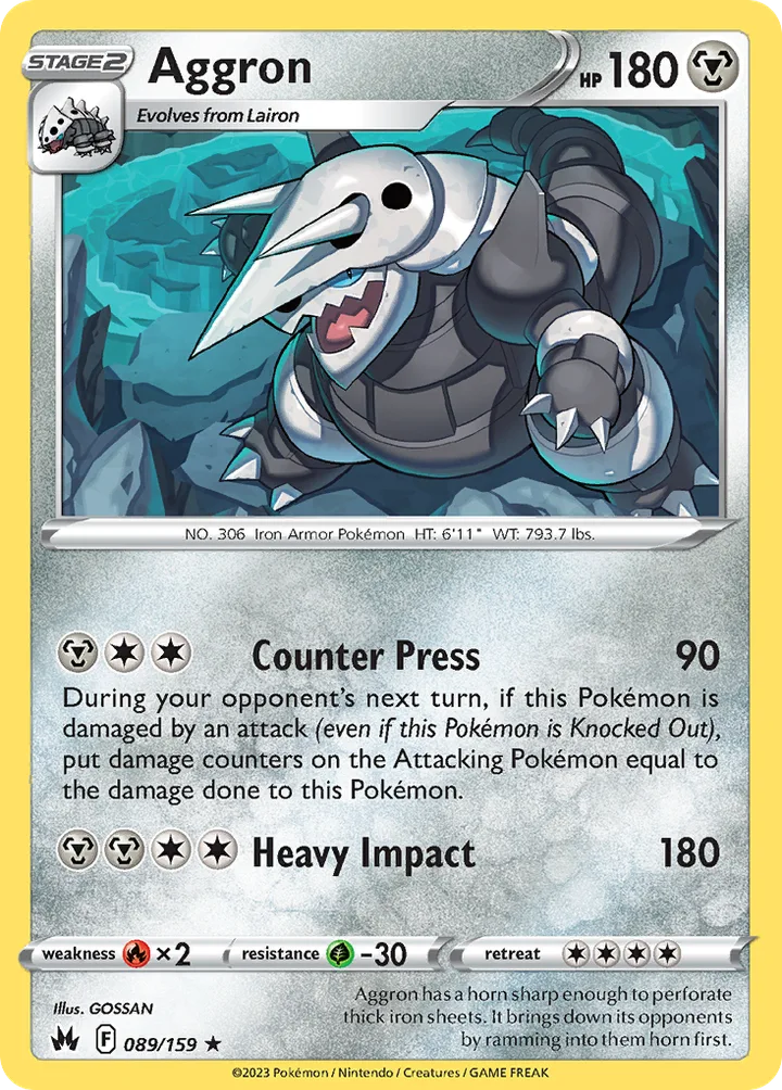 Aggron, Crown Zenith 089/159