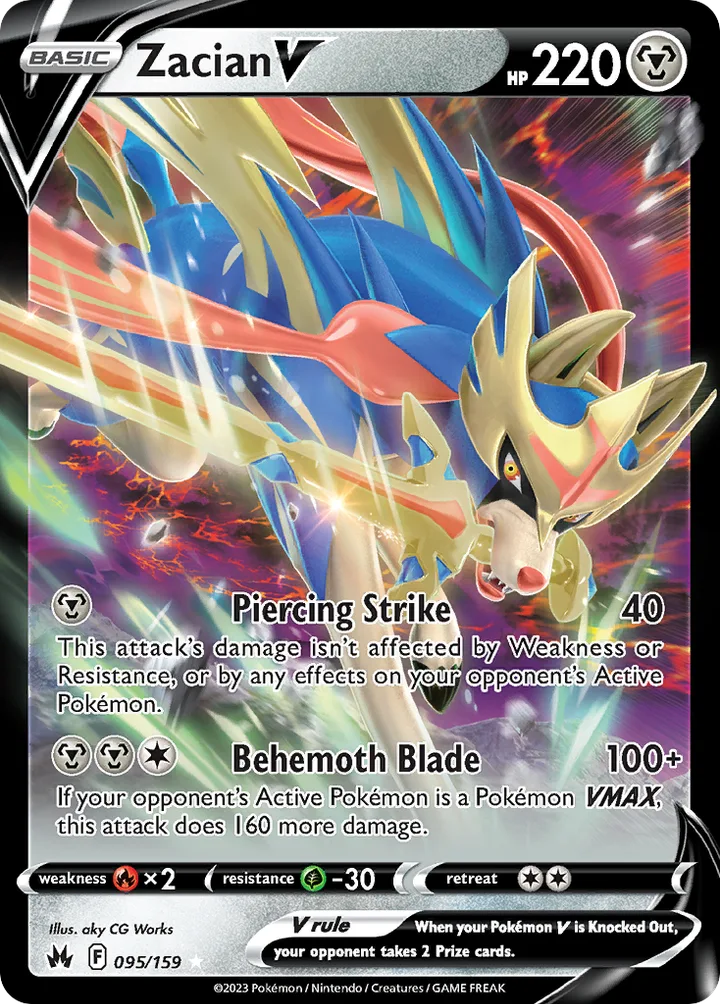 Zacian V, Crown Zenith 095/159