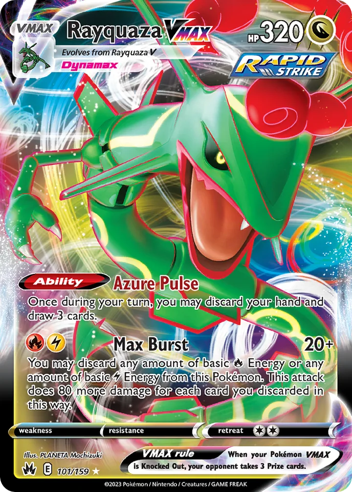 Rayquaza VMAX, Crown Zenith 101/159