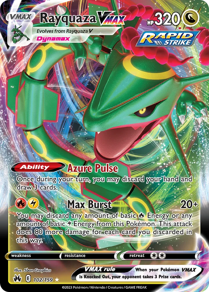 Rayquaza VMAX, Crown Zenith 102/159