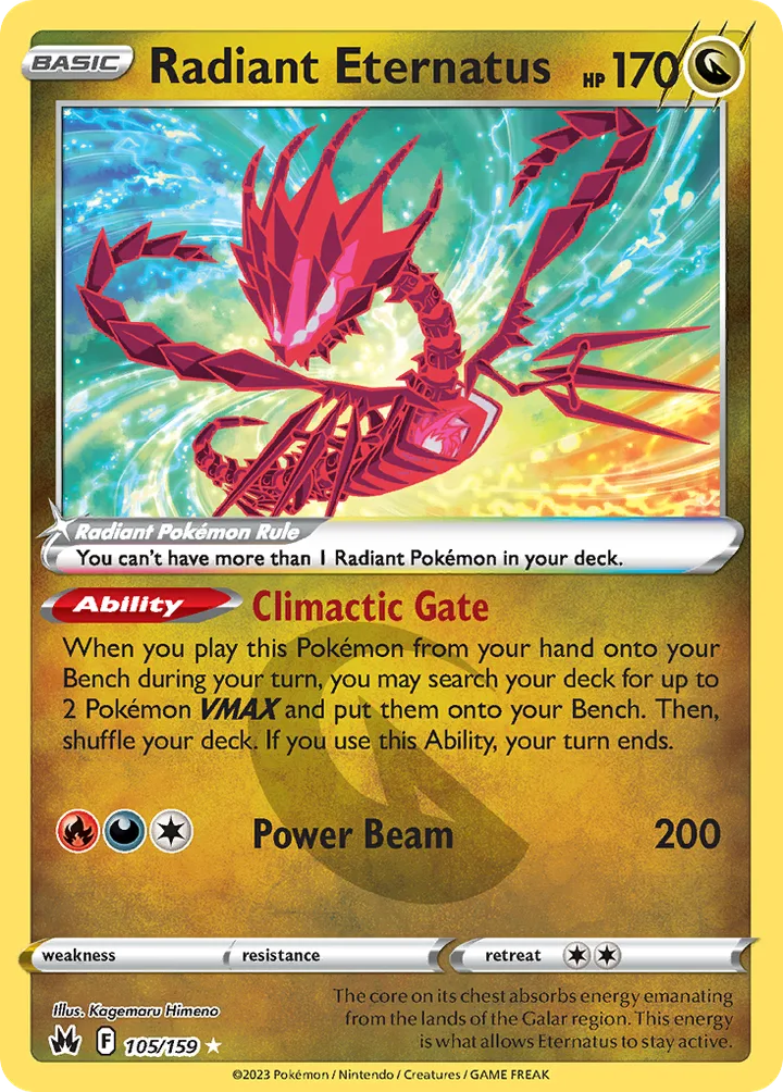 Radiant Eternatus, Crown Zenith 105/159