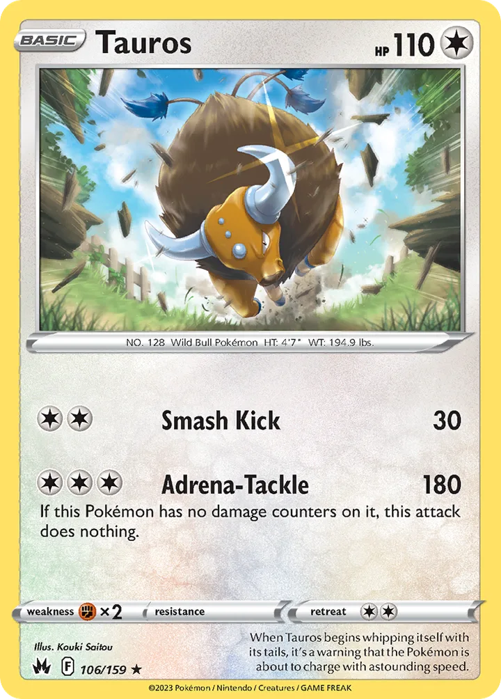 Tauros, Crown Zenith 106/159