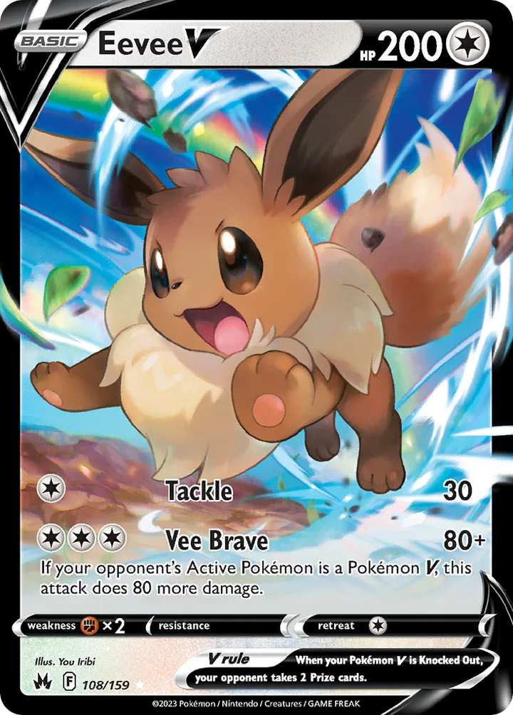Eevee V, Crown Zenith 108/159